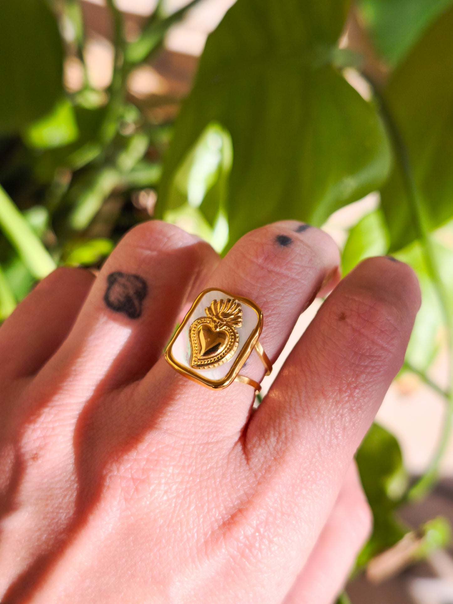 Anello Natural Stone Madreperla