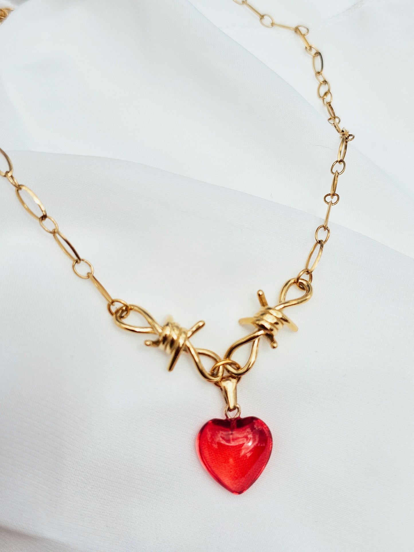 Girocollo Thorny Heart Gold