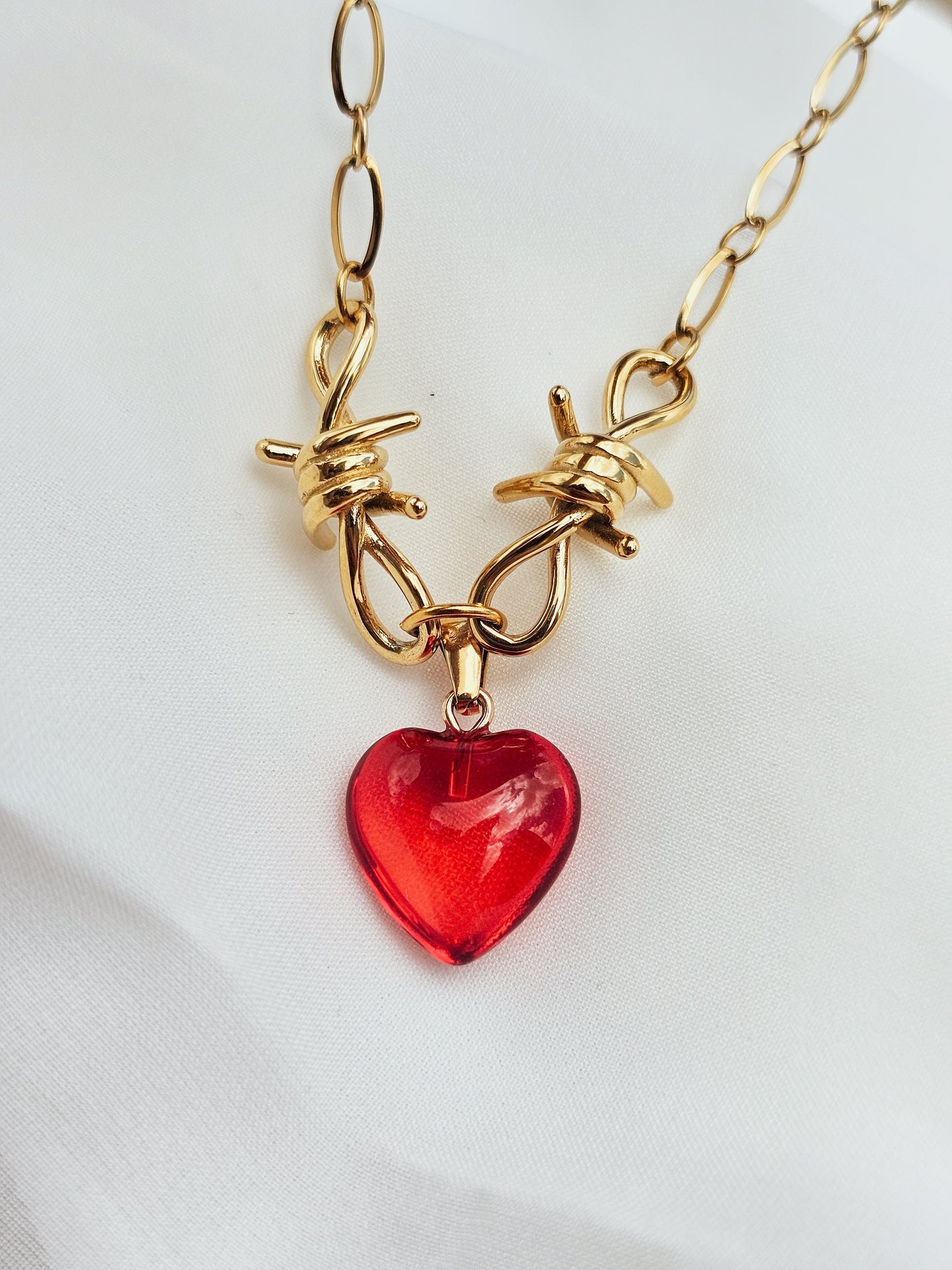 Girocollo Thorny Heart Gold