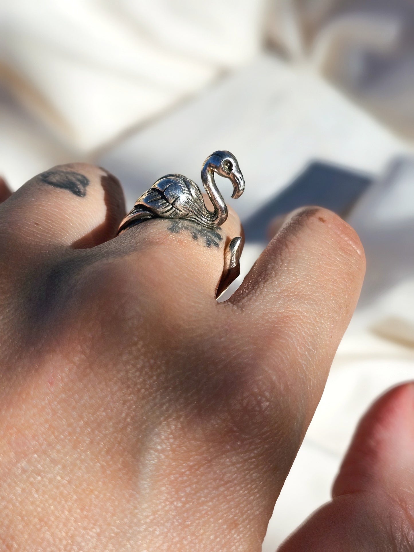Anello Fenicottero S925