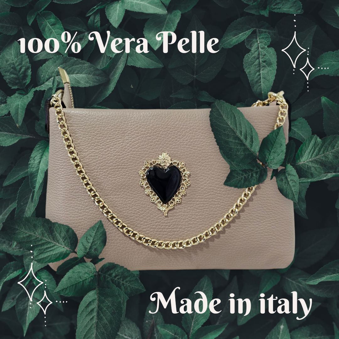Borsa in pelle Magdalena Cipria