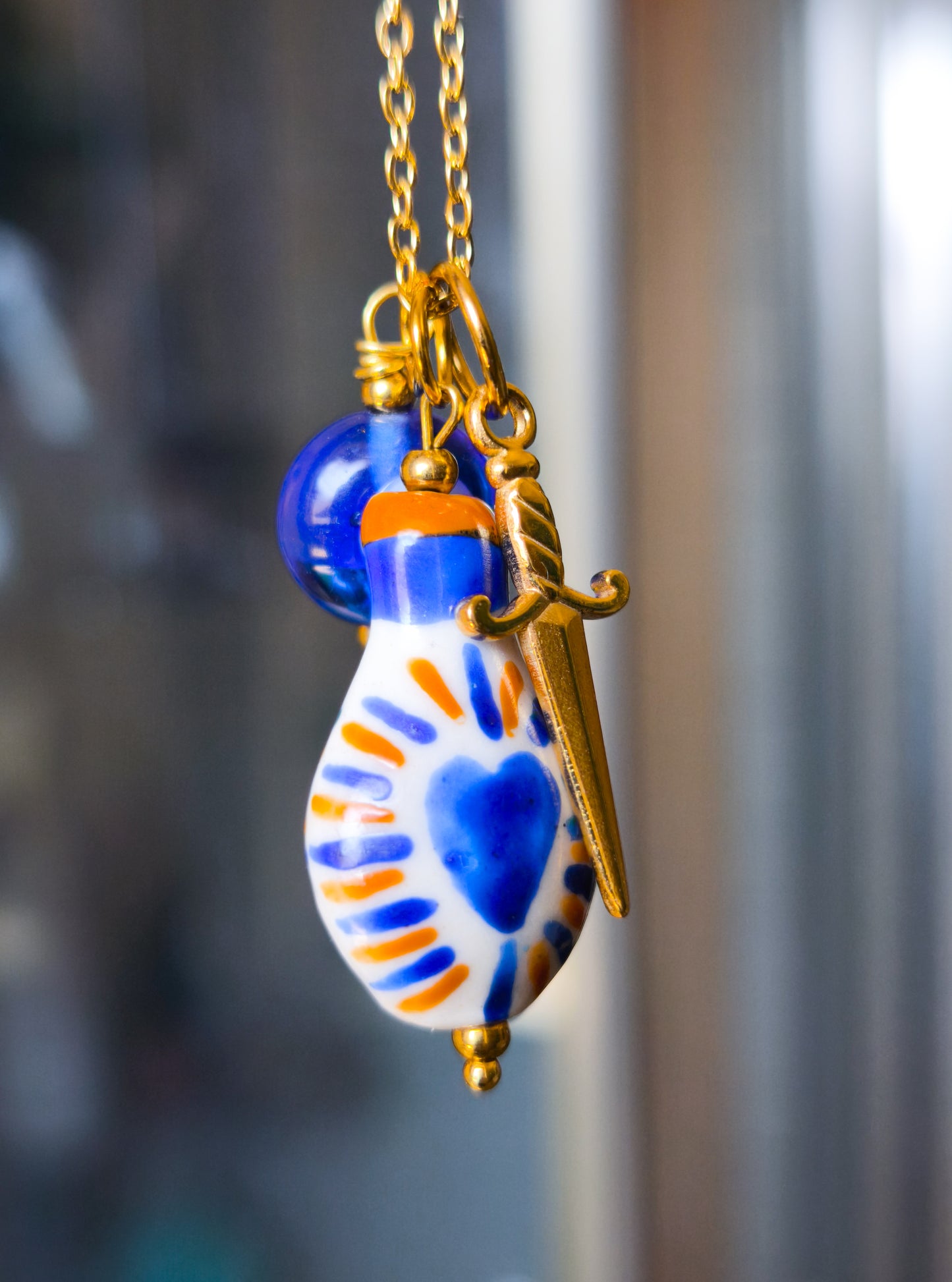 Charm Cvore Ceramica