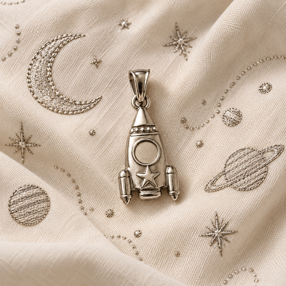 Charm Razzo Silver