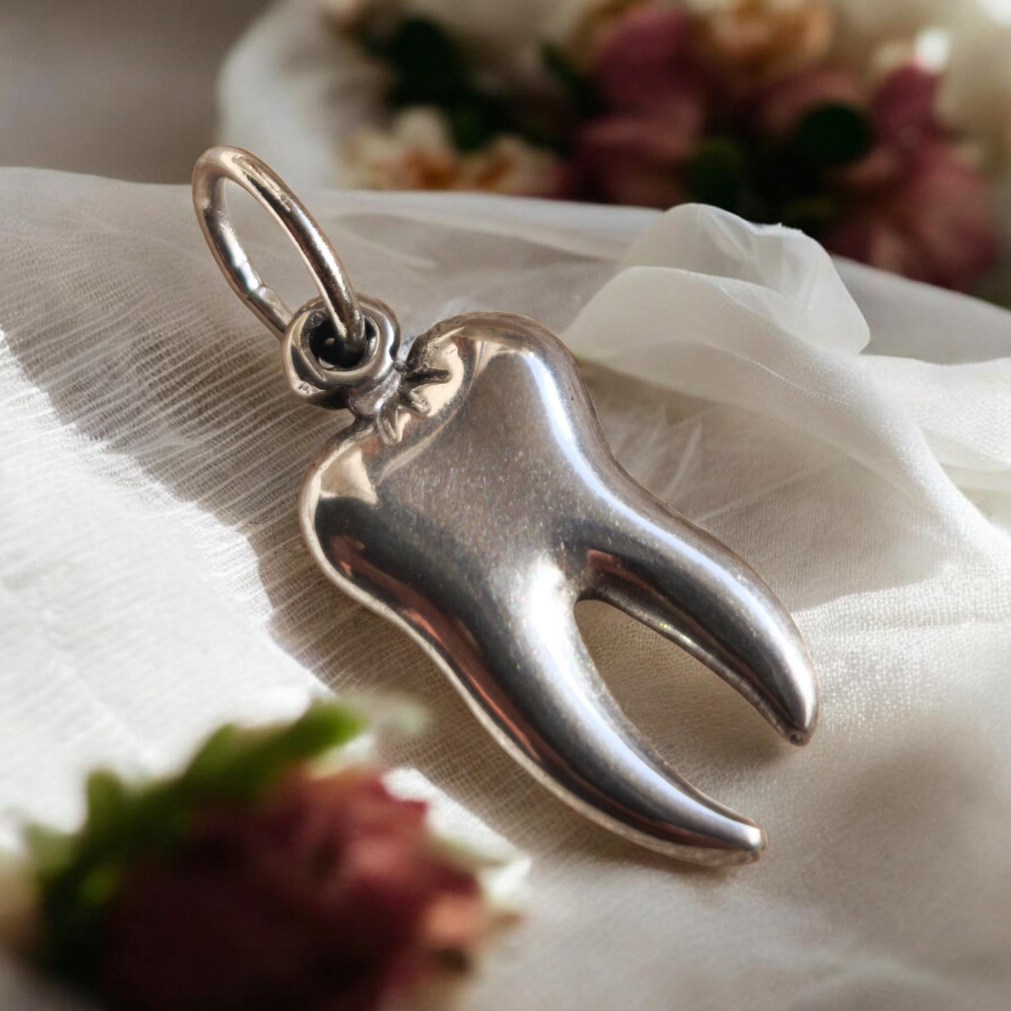 Tooth Charm Silver