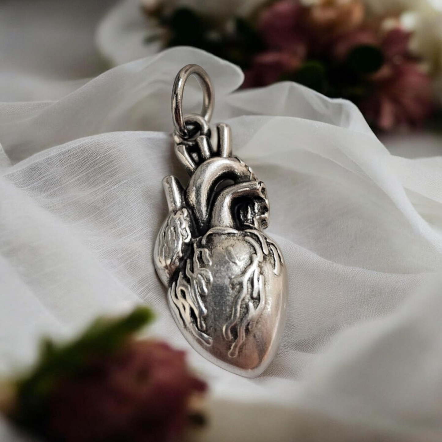 3D Anatomical Heart Charm