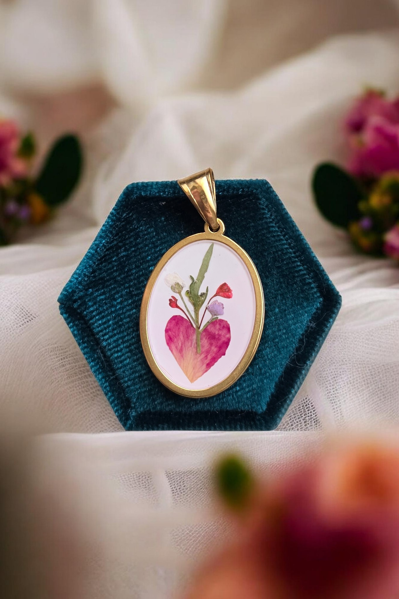 Customizable Sacred Flowers (free engraving)