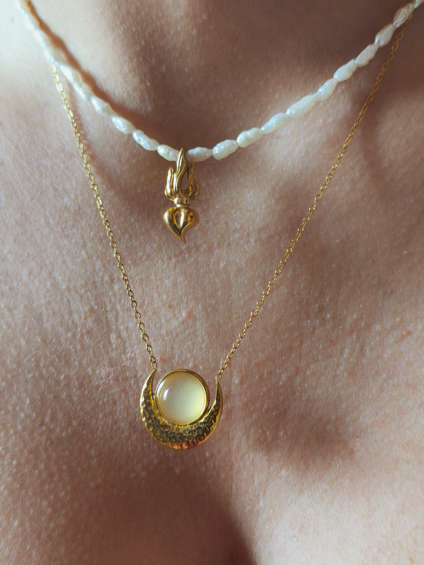 Girocollo Cvore Vivo (Pearl Rice Edition)