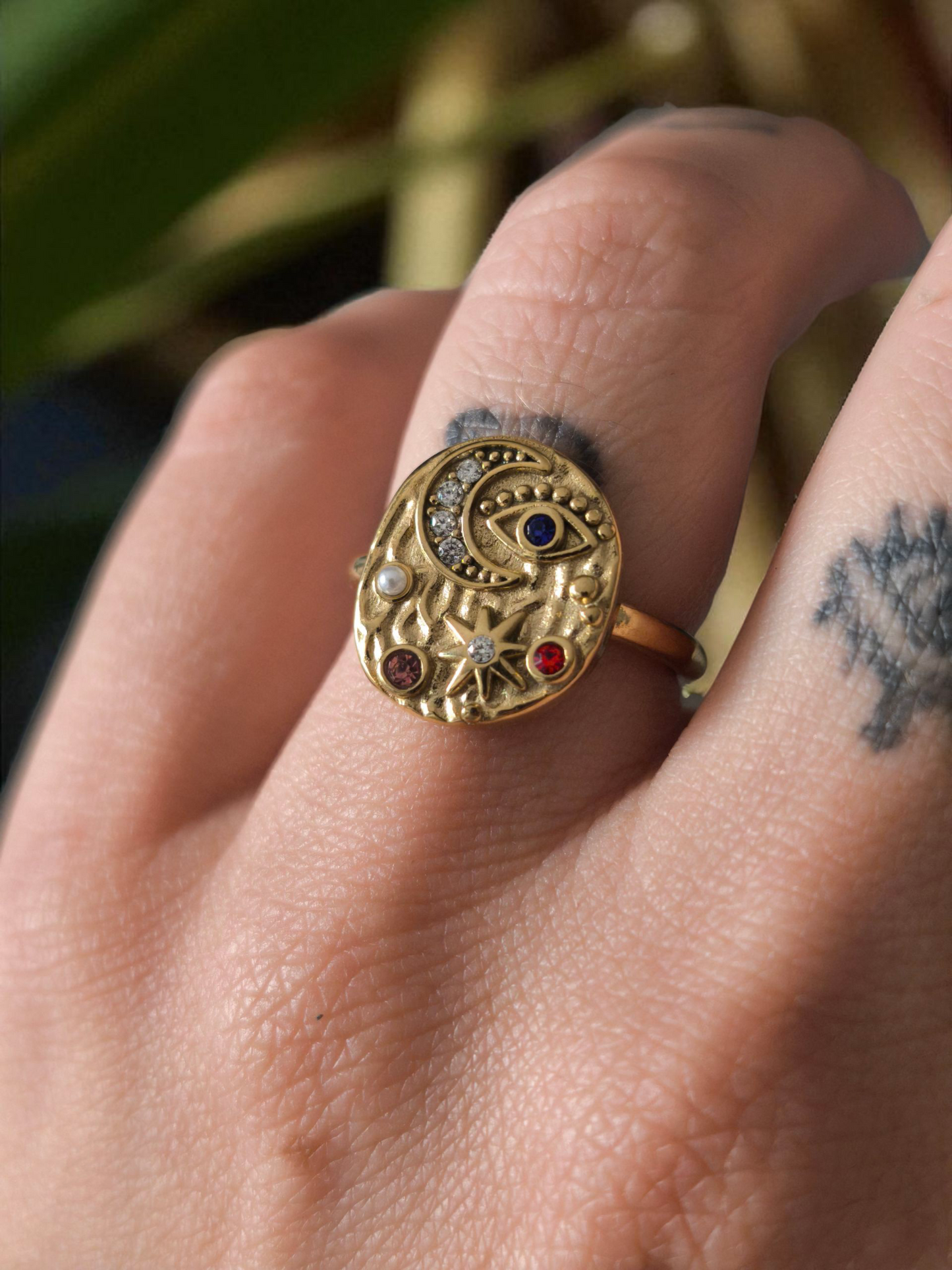 Anello Lvnatica Gold Multicolor