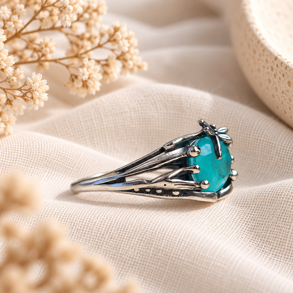 Anello Chloris Amazzonite