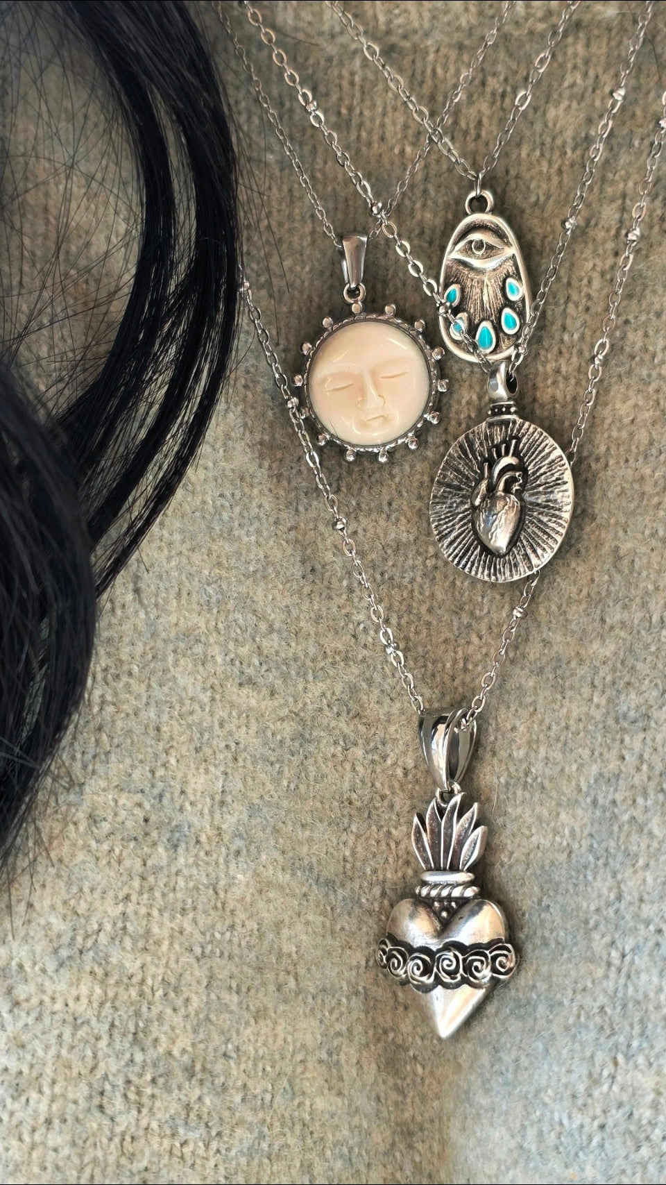 Vigilant Teardrop Necklace