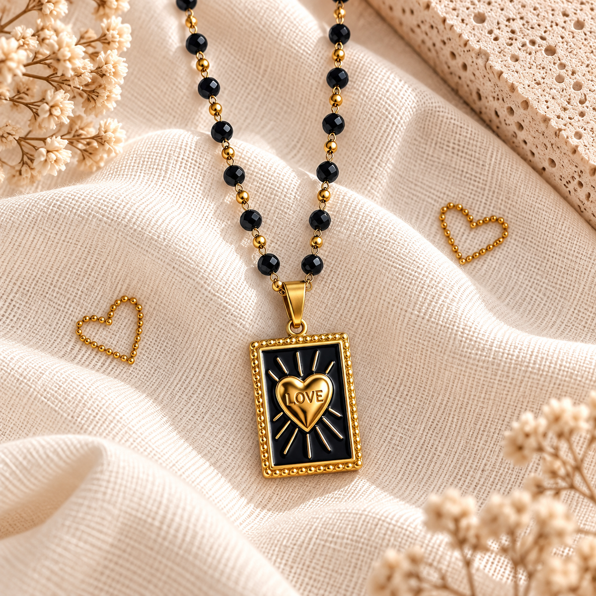 Koray Black Necklace