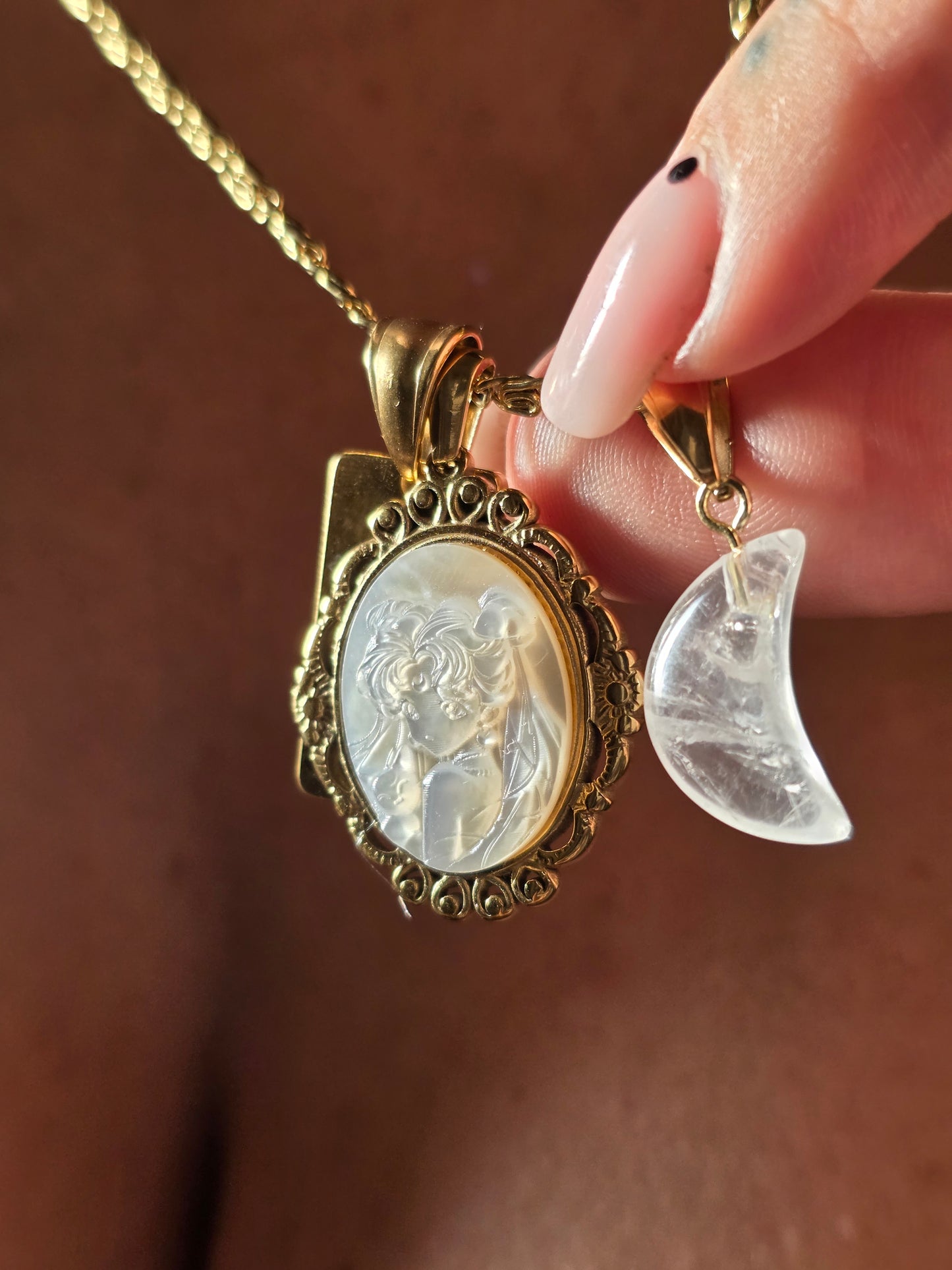 Charm Luna di quarzo