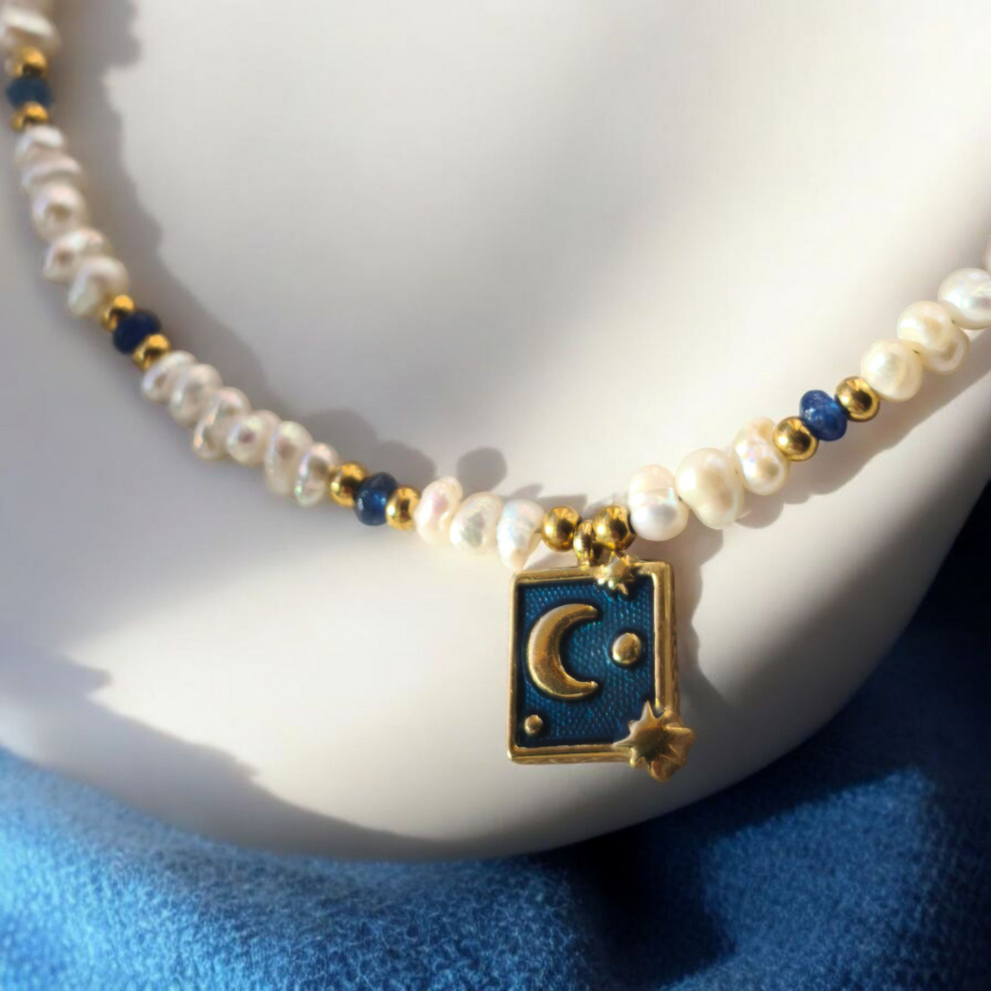 Collana Luna e Stelle