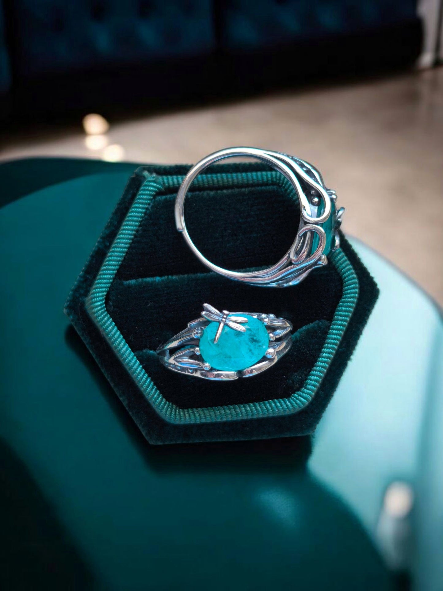 Anello Chloris Amazzonite