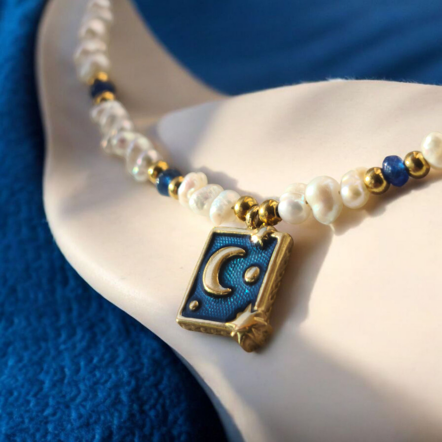 Collana Luna e Stelle