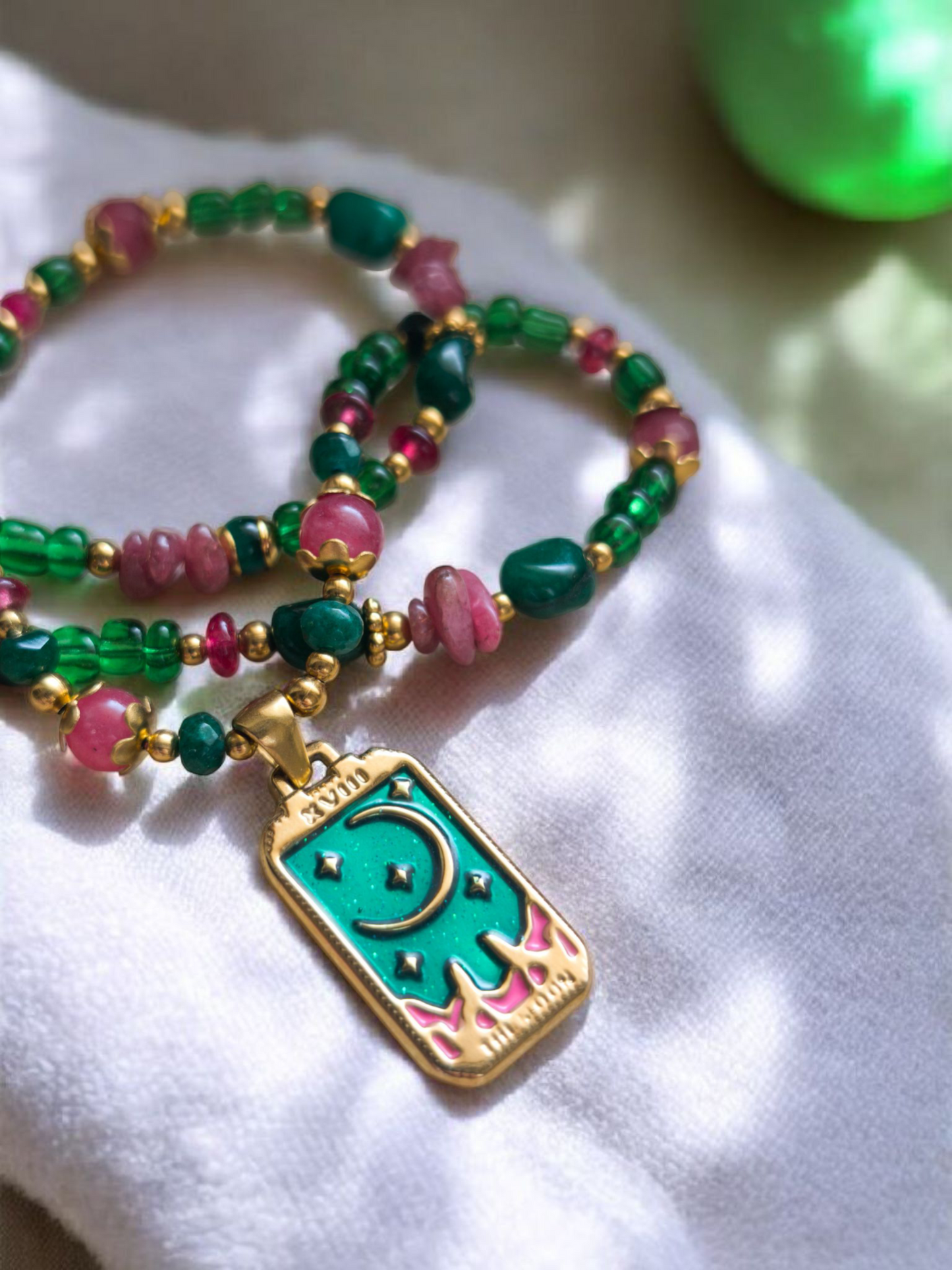 Collana Tarot Luna (versione radice)
