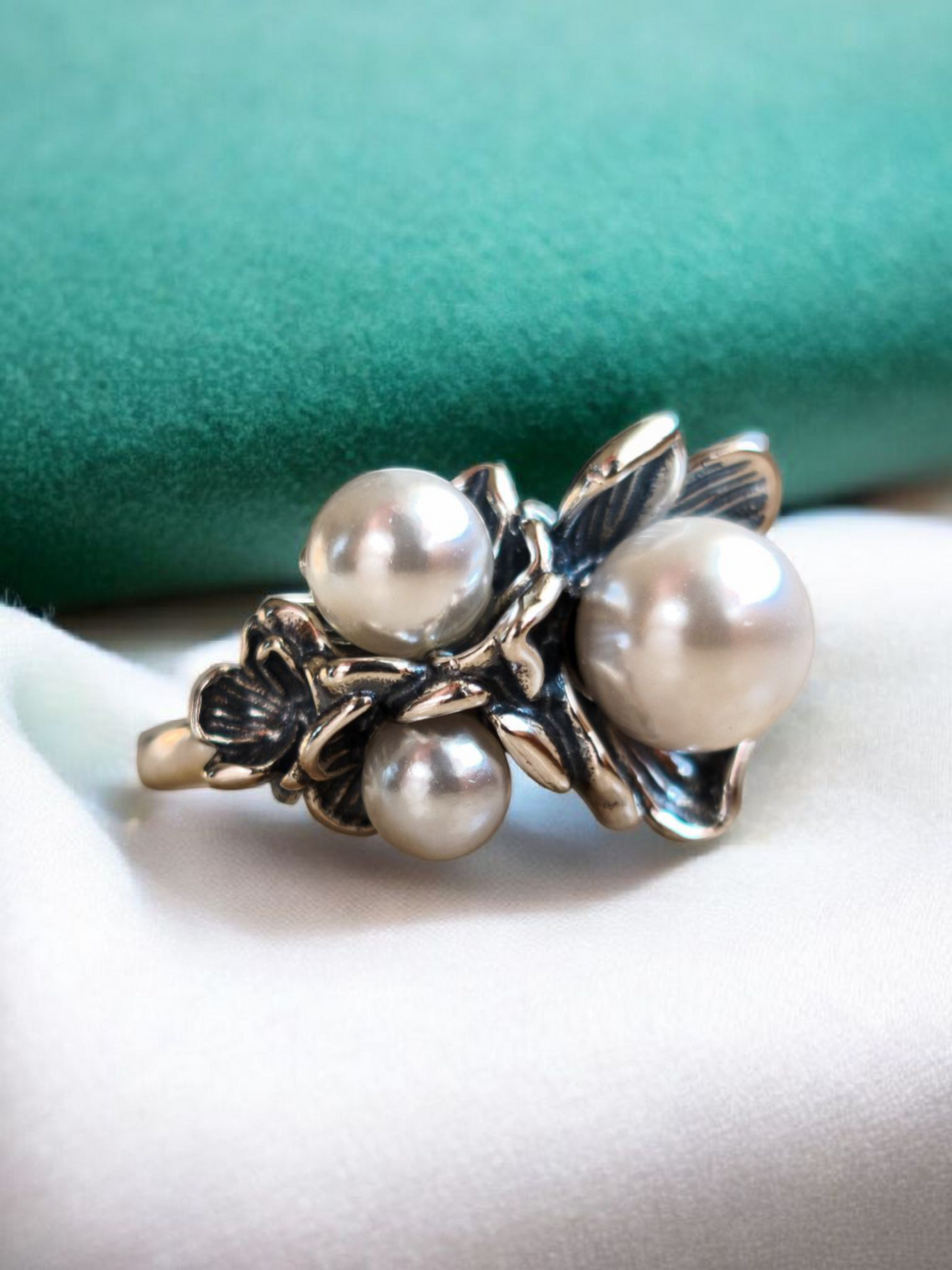 Anello Botanica di Perle