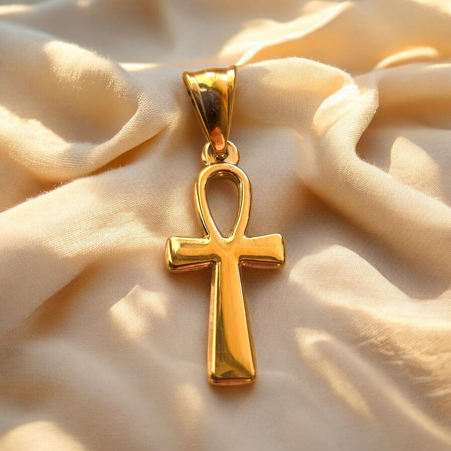 Charm Ankh Gold