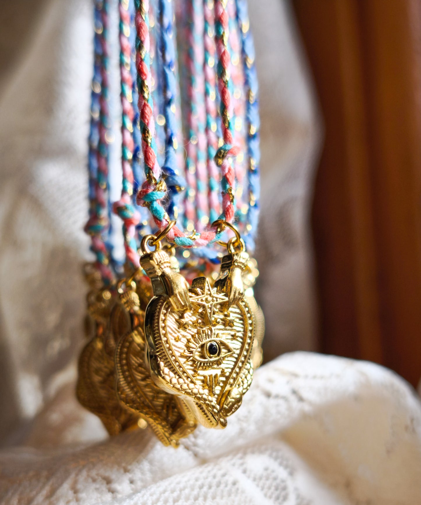 Amuleto Cvore Occhio Custode