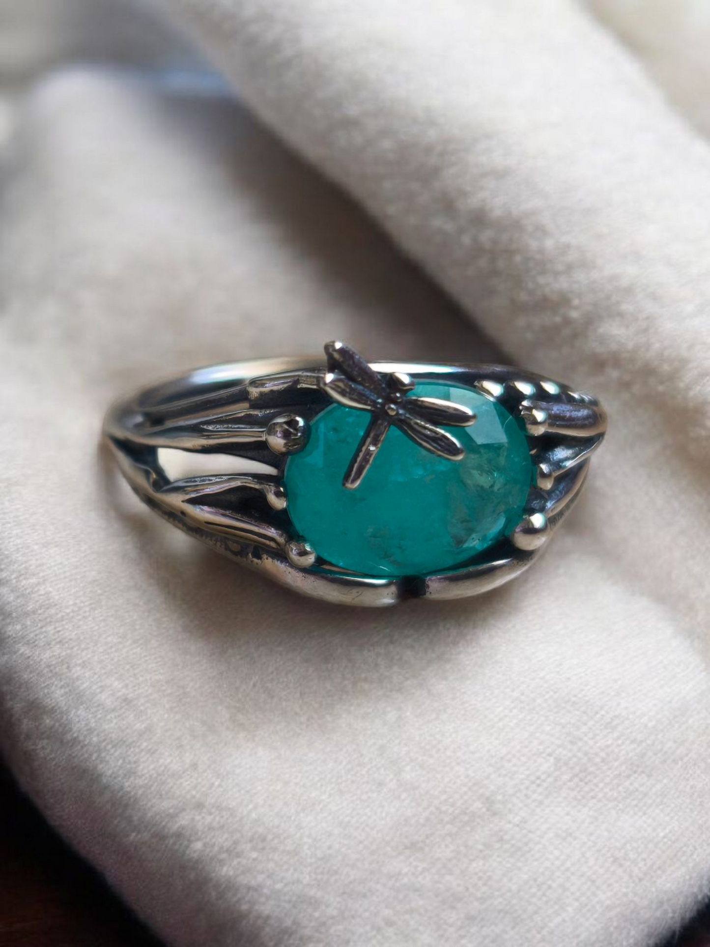 Anello Chloris Amazzonite