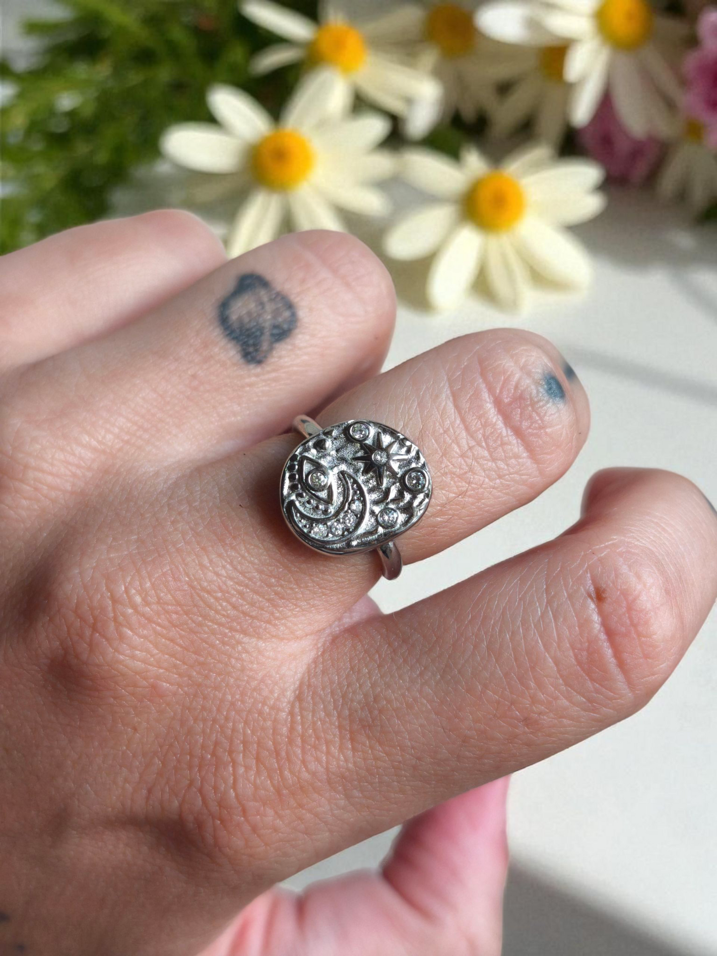 Anello Lvnatica Silver bianco