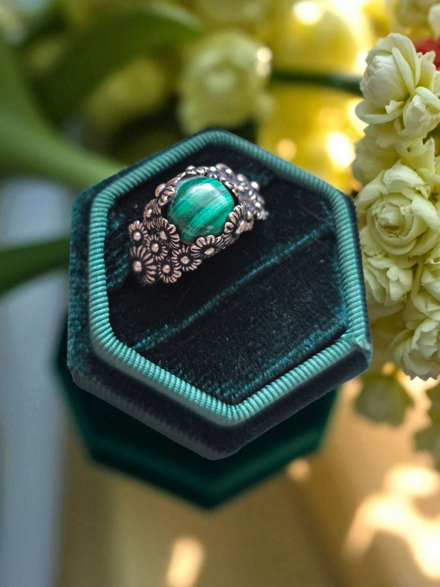 Anelli Primavera Malachite