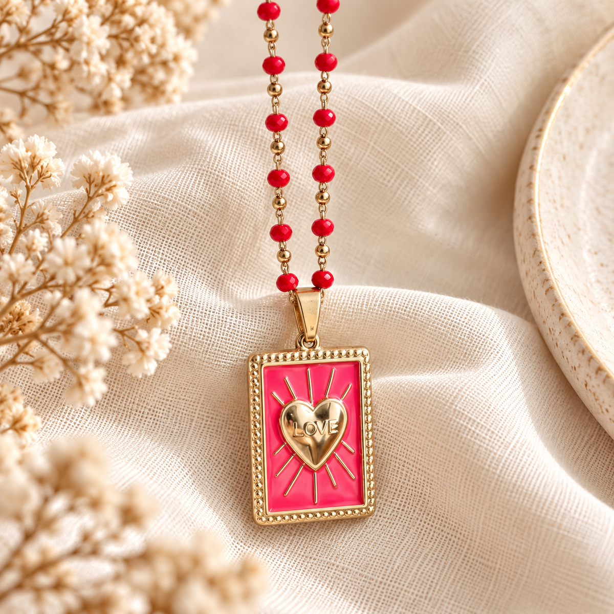 Koray Red Necklace