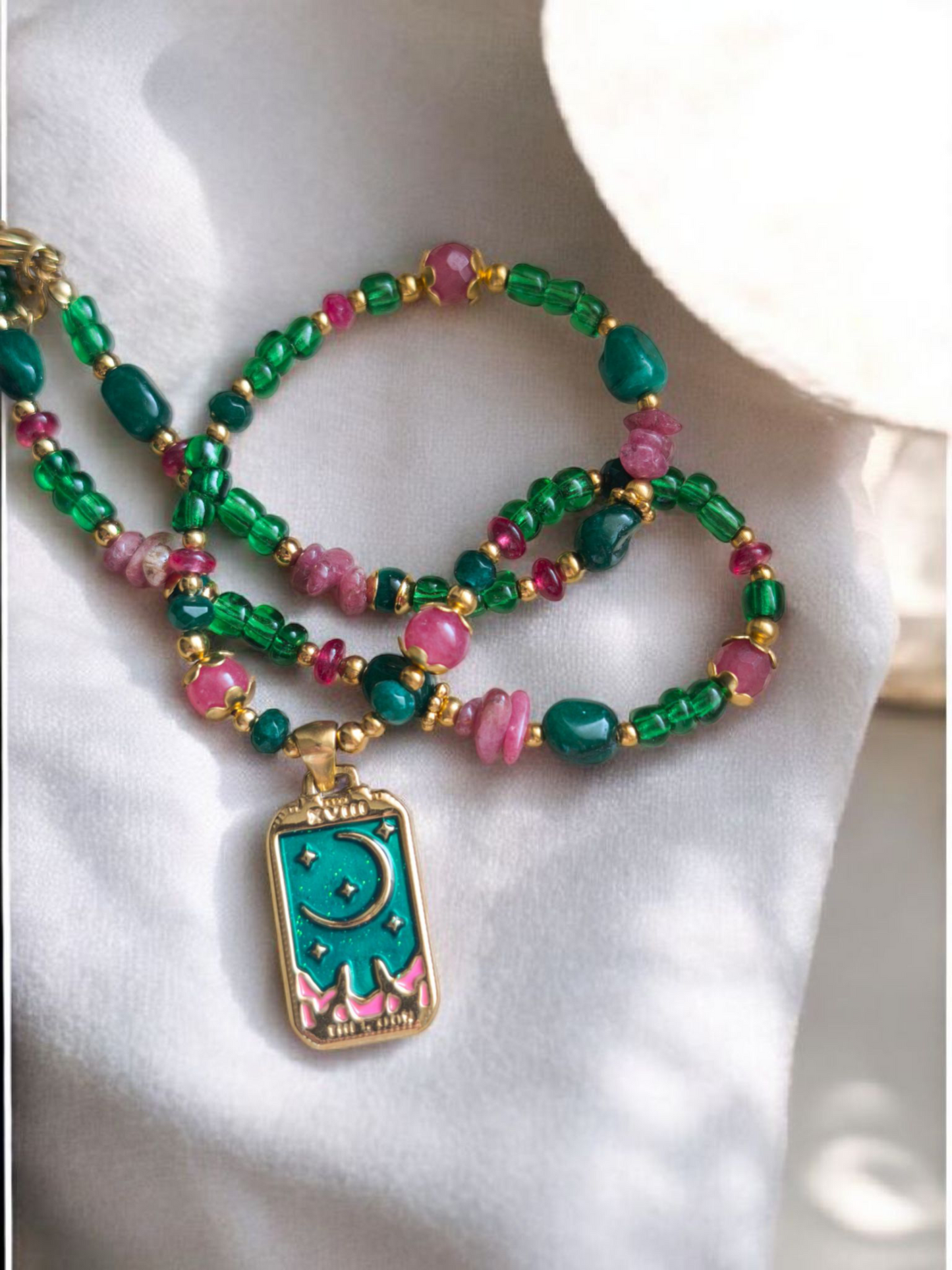 Collana Tarot Luna (versione radice)