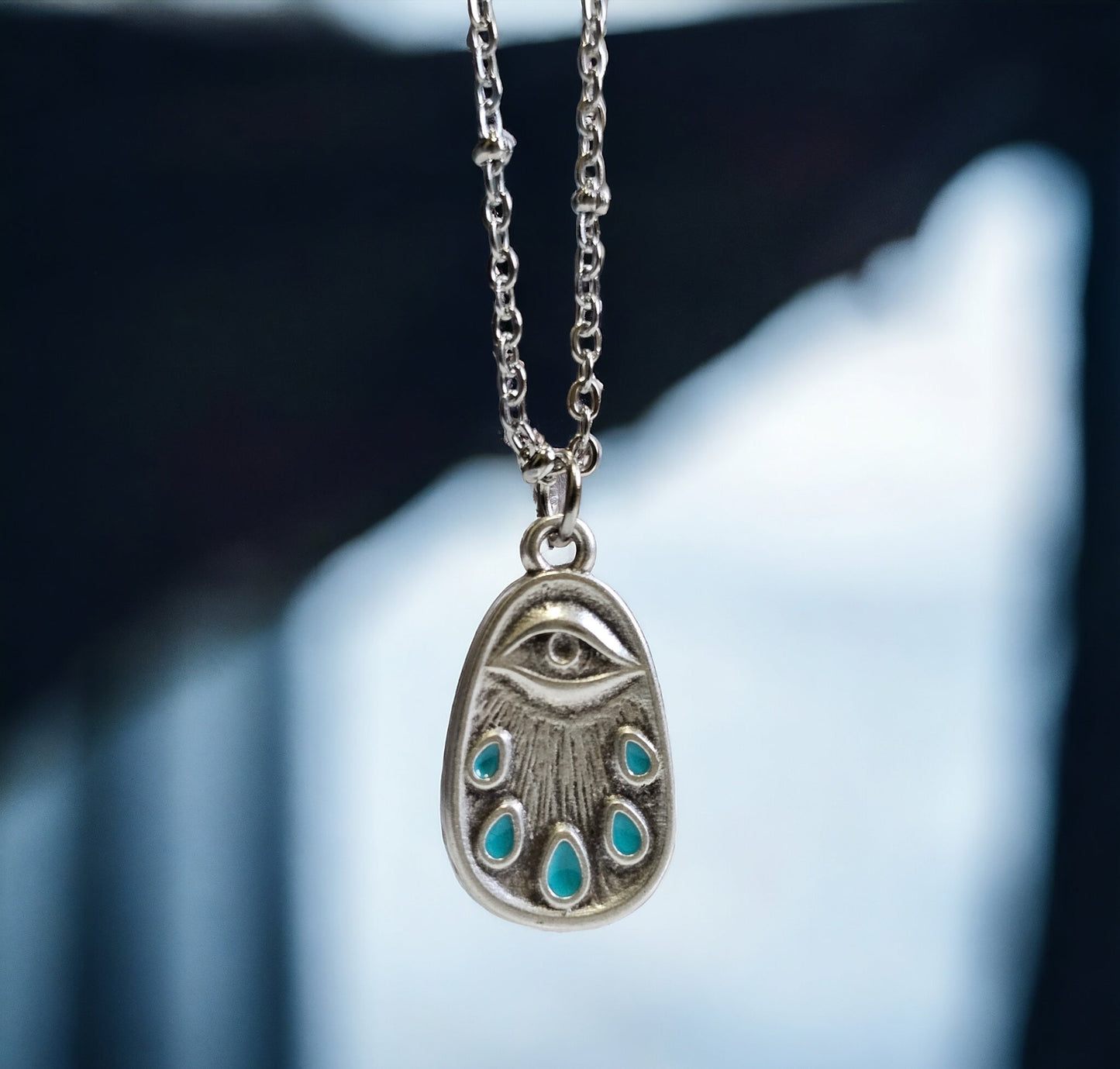 Vigilant Teardrop Necklace