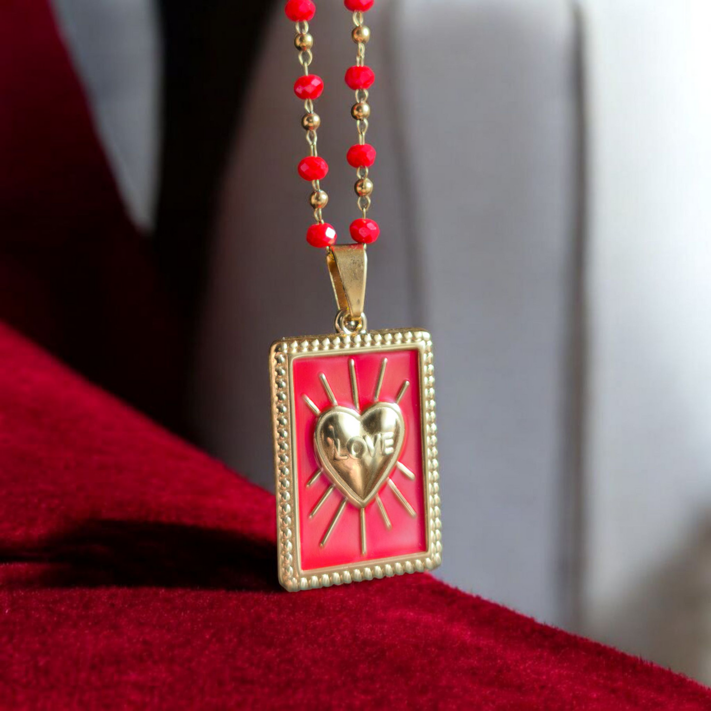 Girocollo Koray Rosso