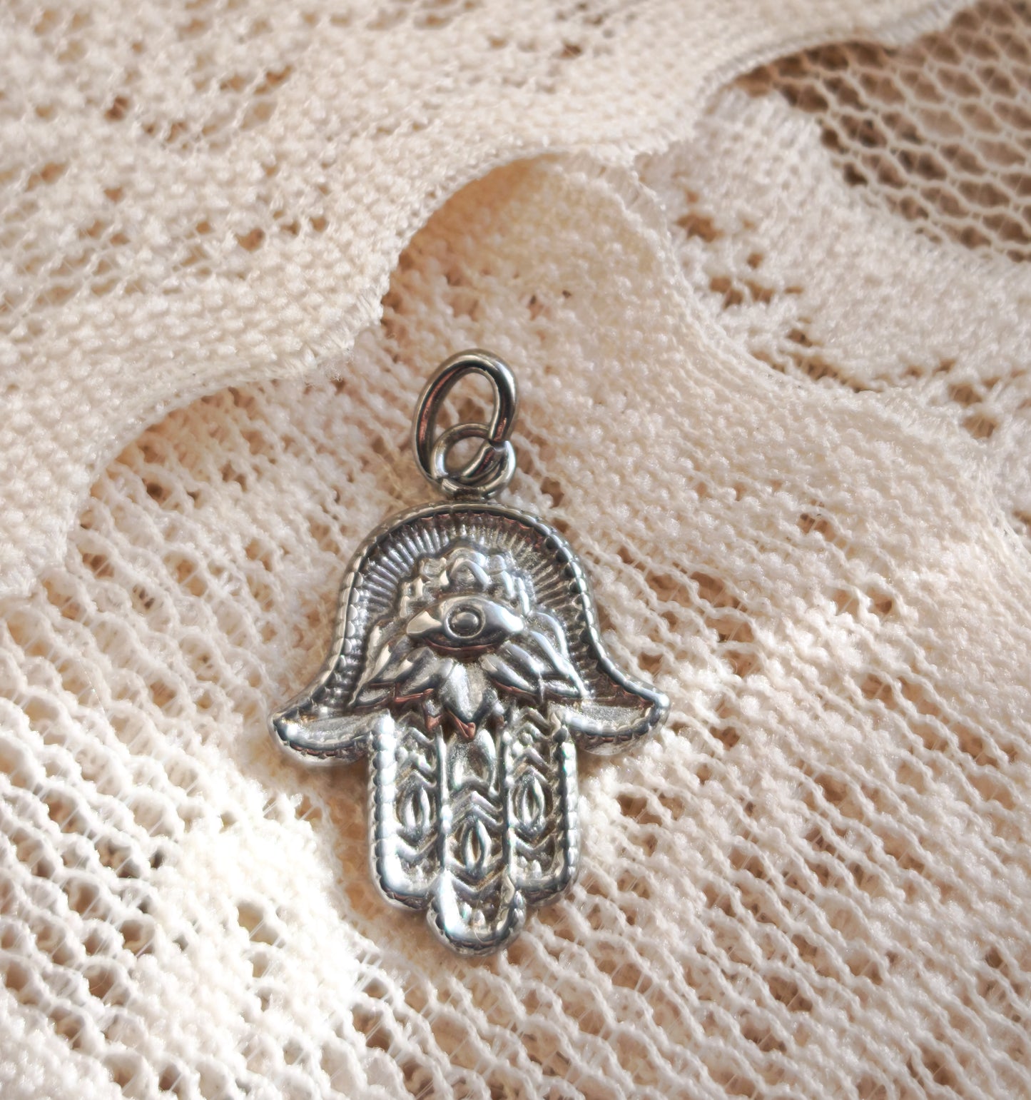 Charm Mano di Fatima Silver