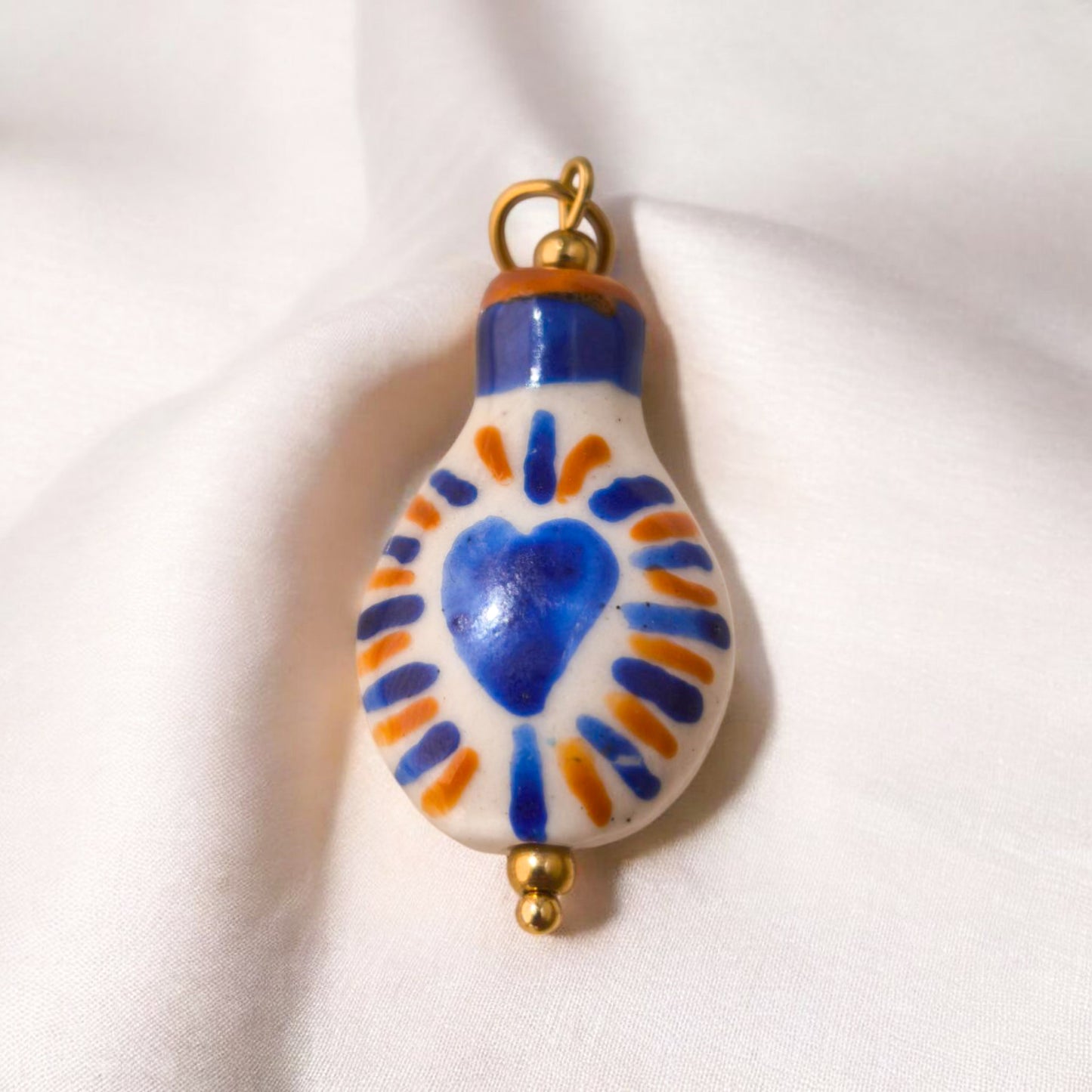 Charm Cvore Ceramica