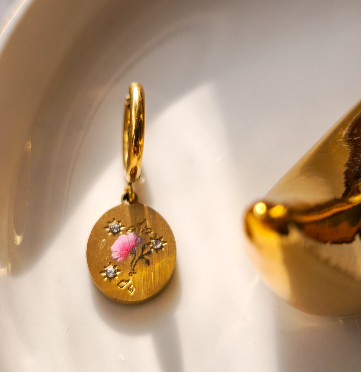 Single Flower Earrings
