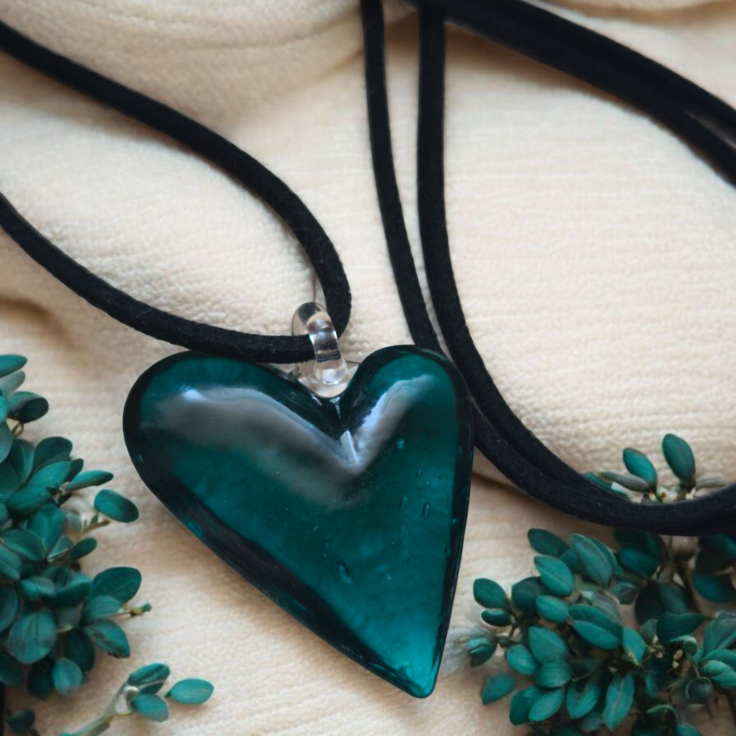 Collana Cvore Verde Smeraldo
