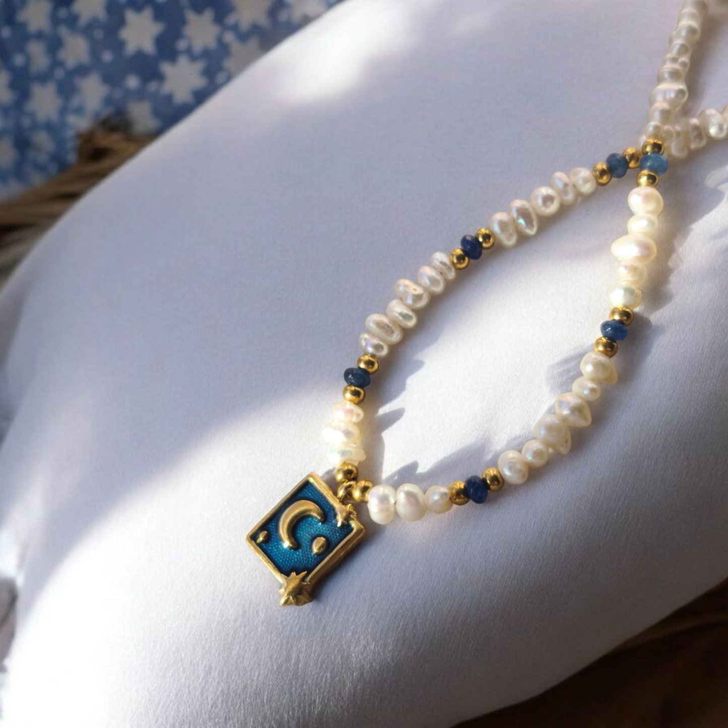 Collana Luna e Stelle