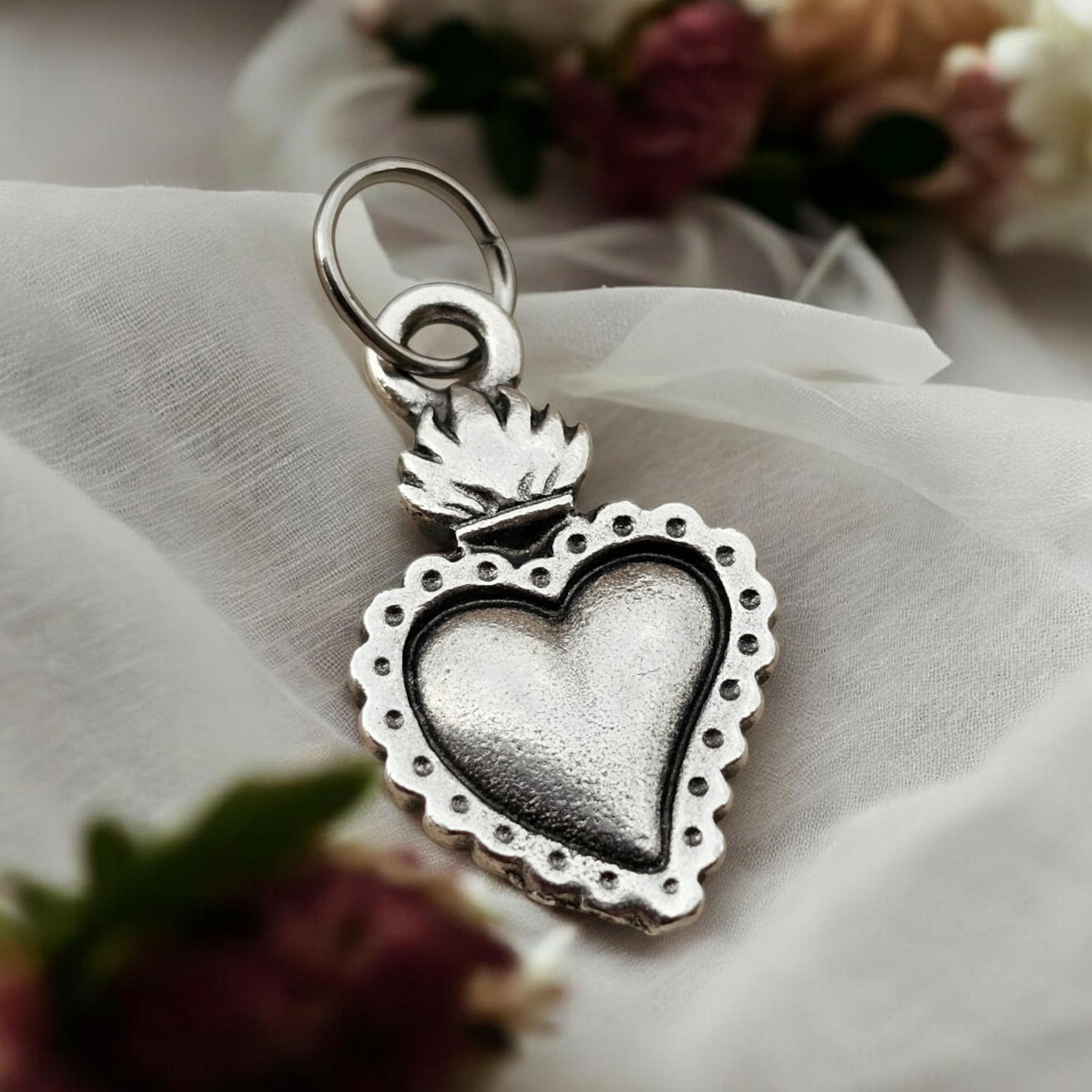 Mexican Heart Charm