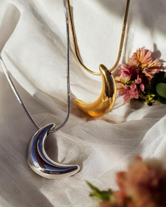 Snake Moon Necklace