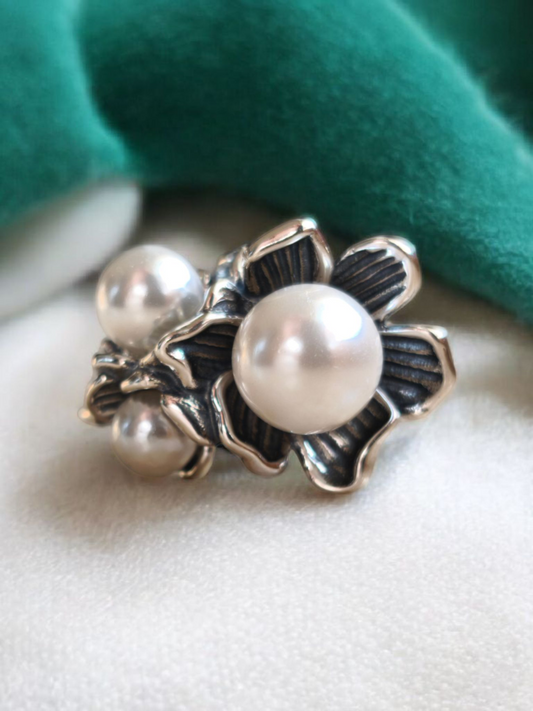 Anello Botanica di Perle