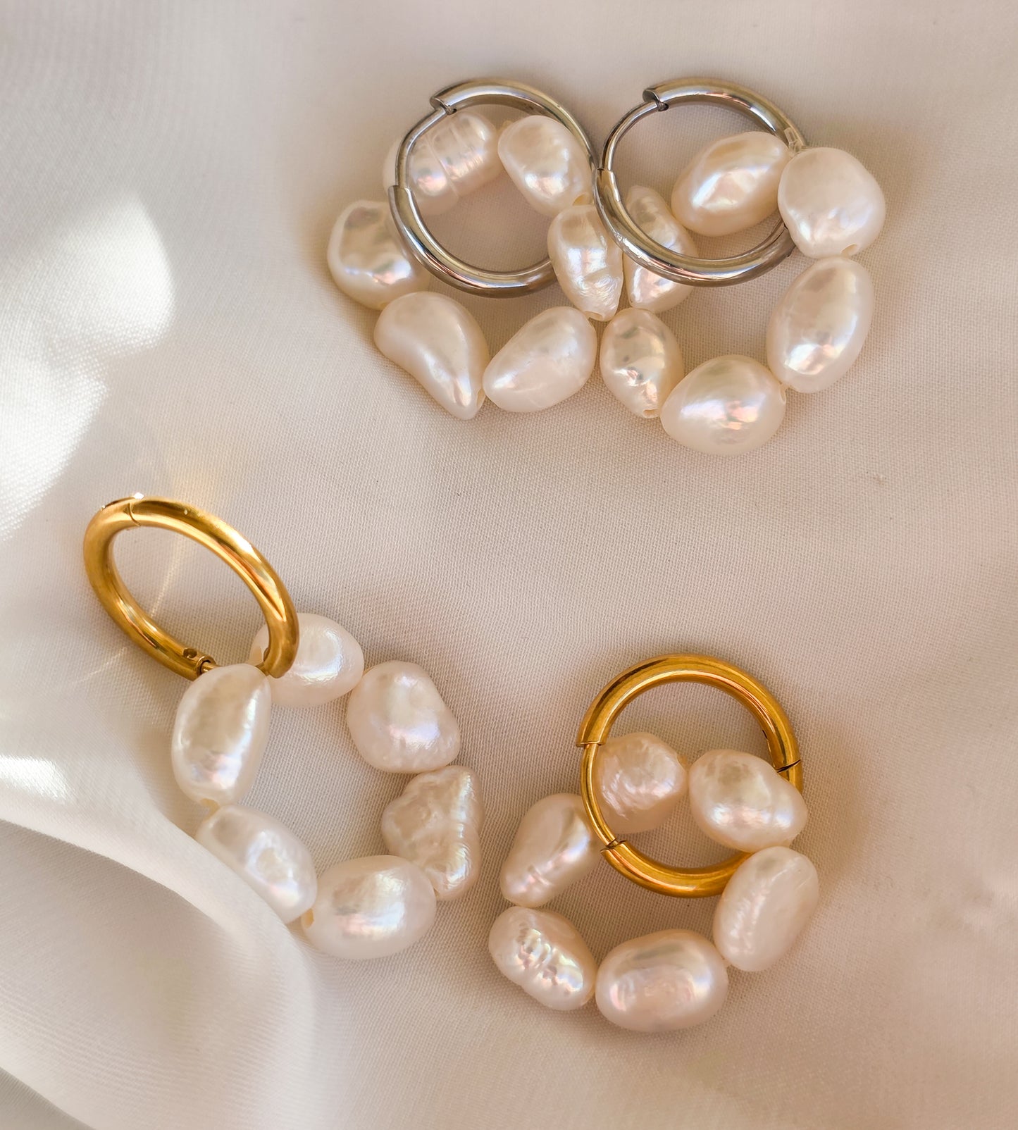 Orecchini Pearl Loop