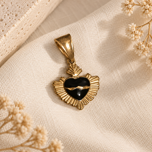 Charm Raggio di Cvore Nero