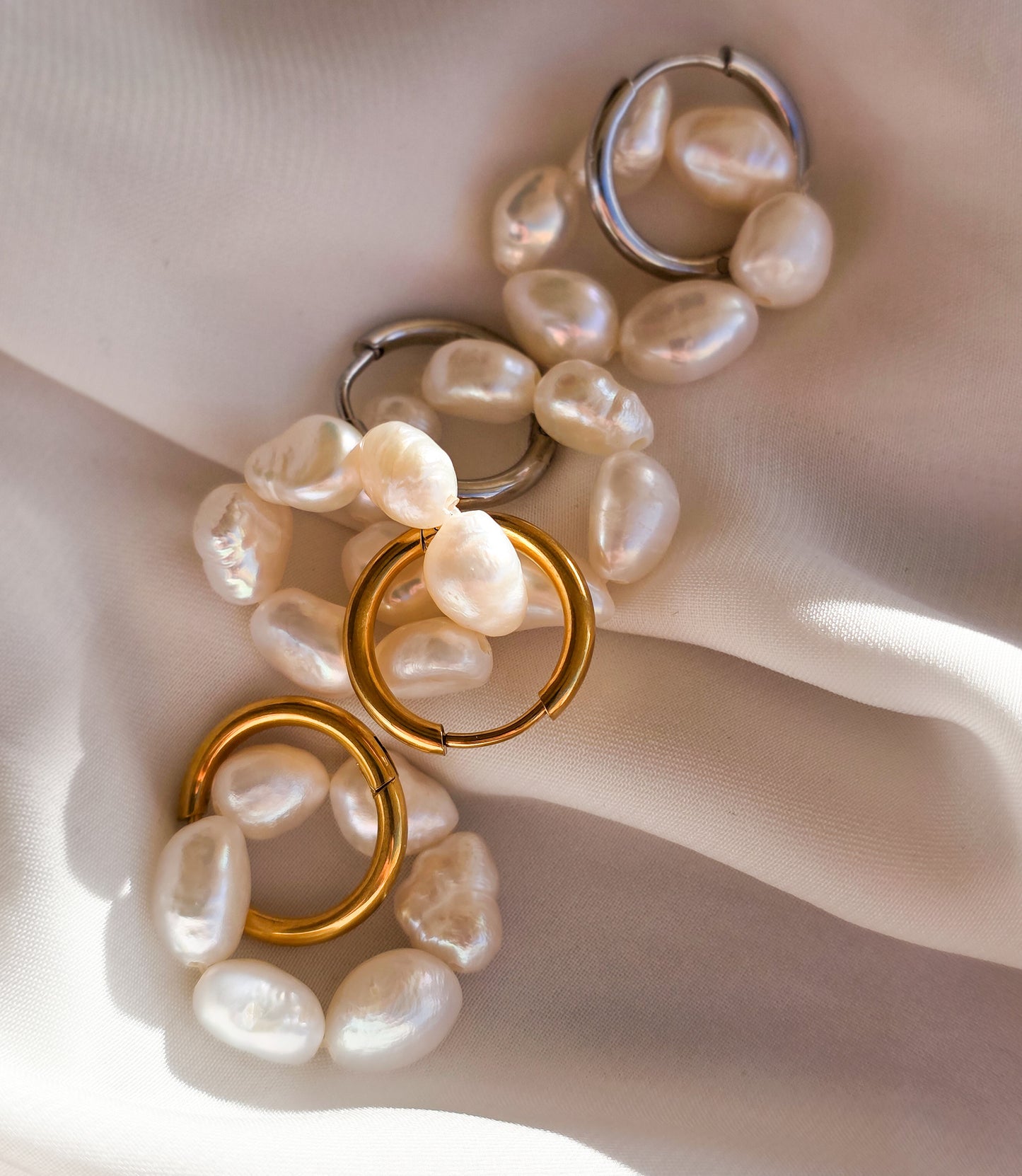 Orecchini Pearl Loop