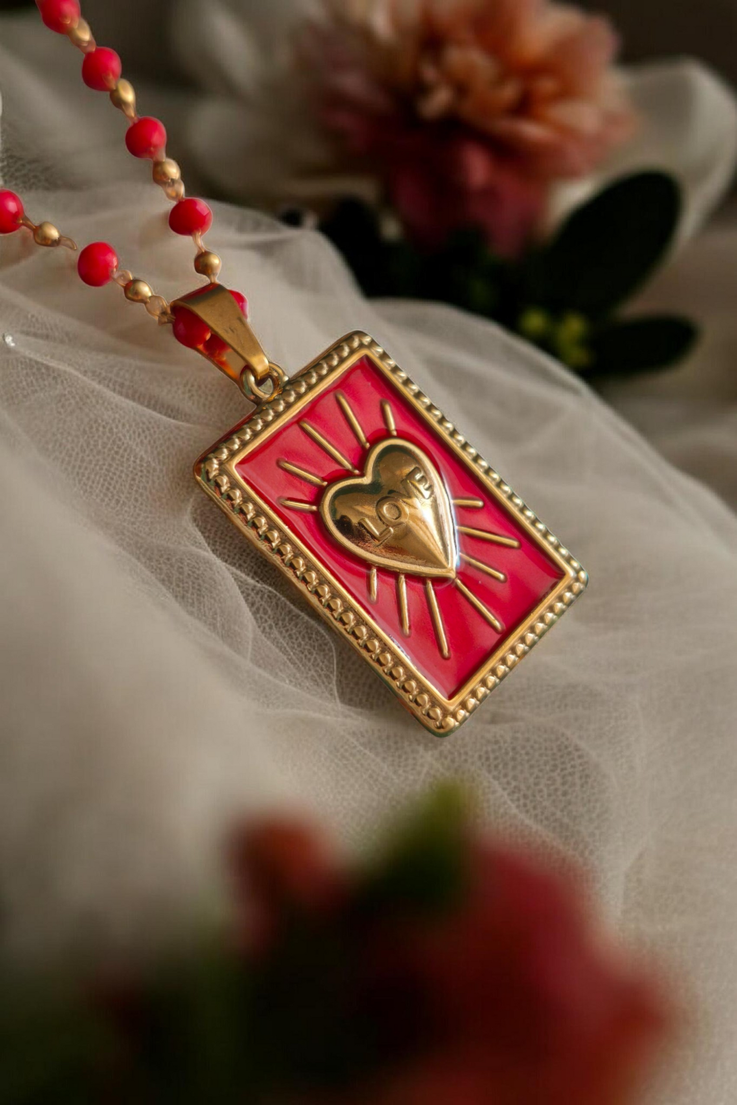 Koray Red Necklace