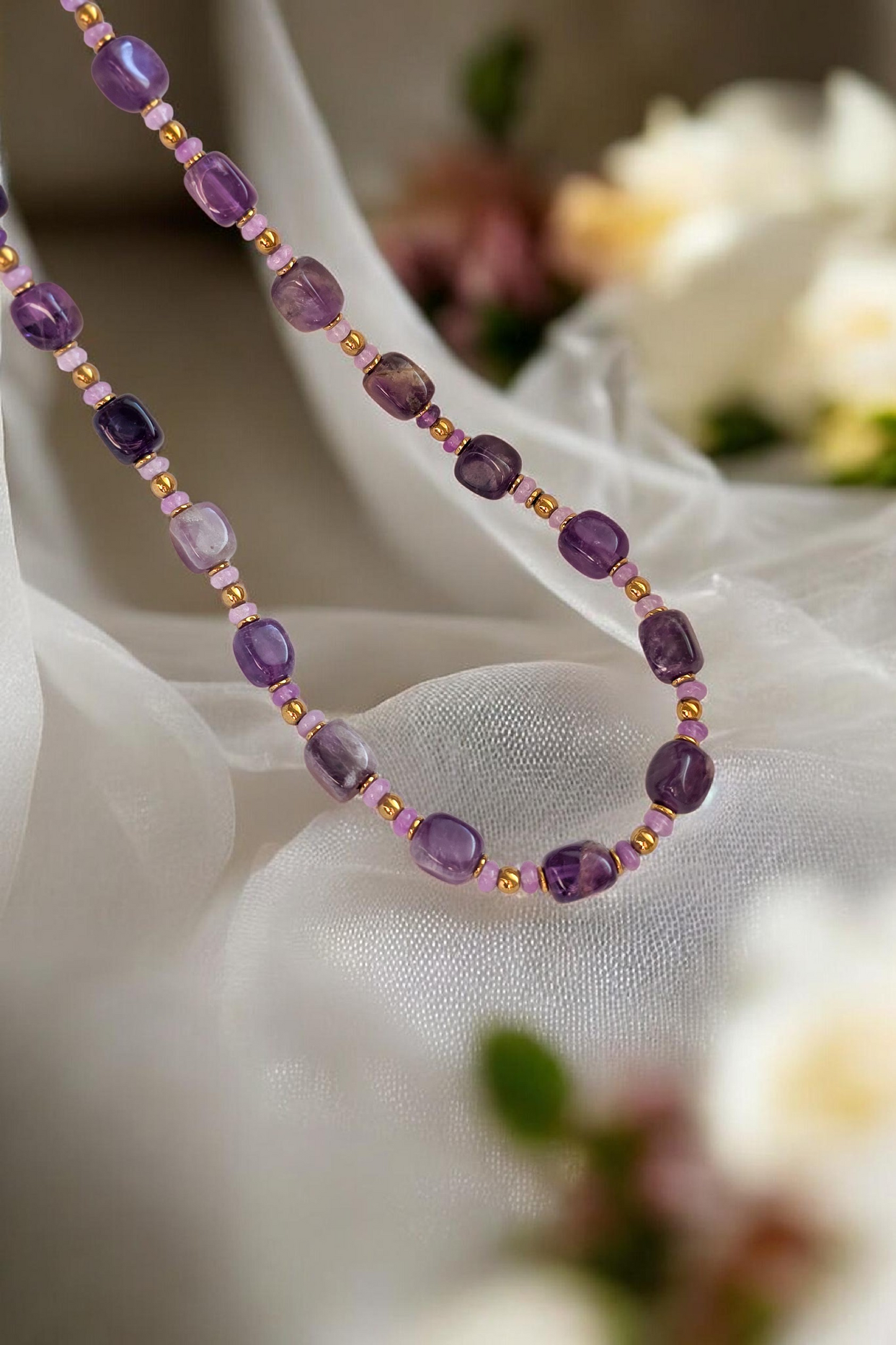 Mother Stone Amethyst Necklace