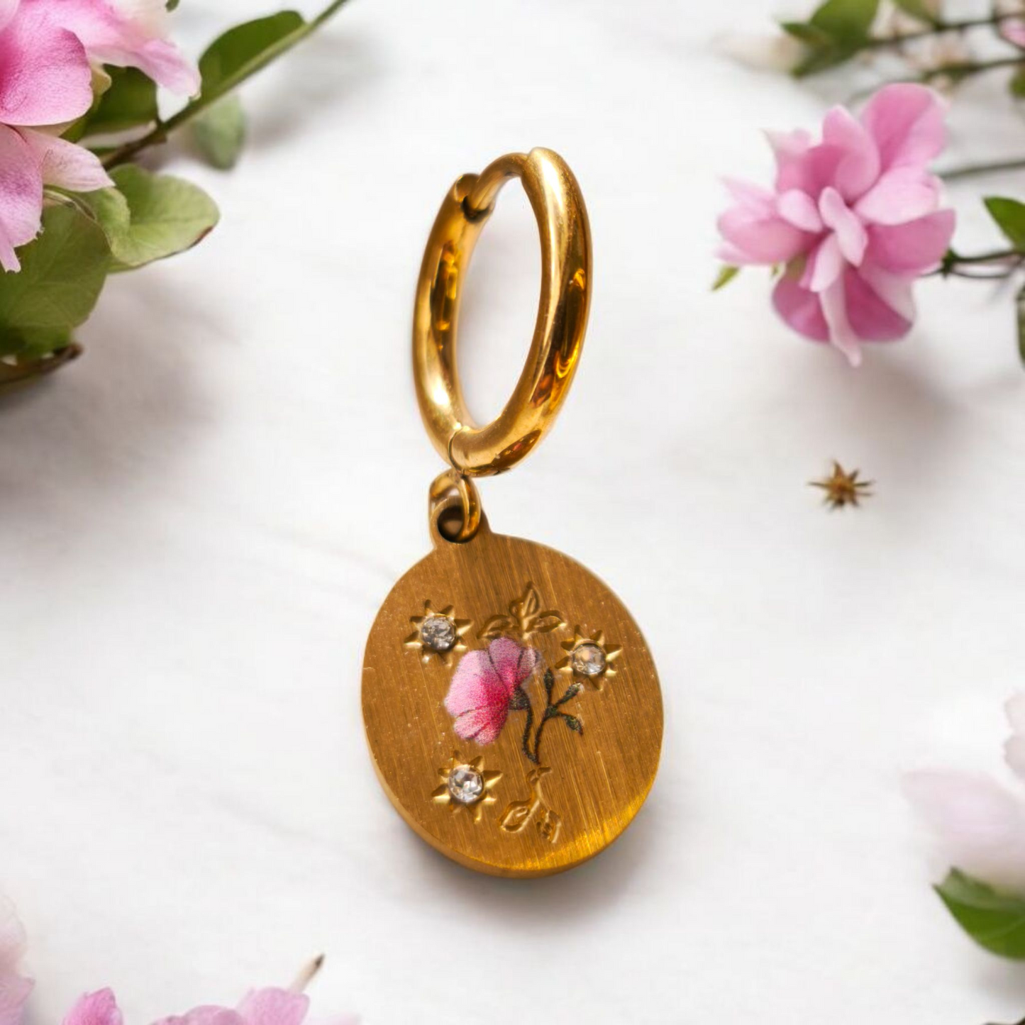 Single Flower Earrings
