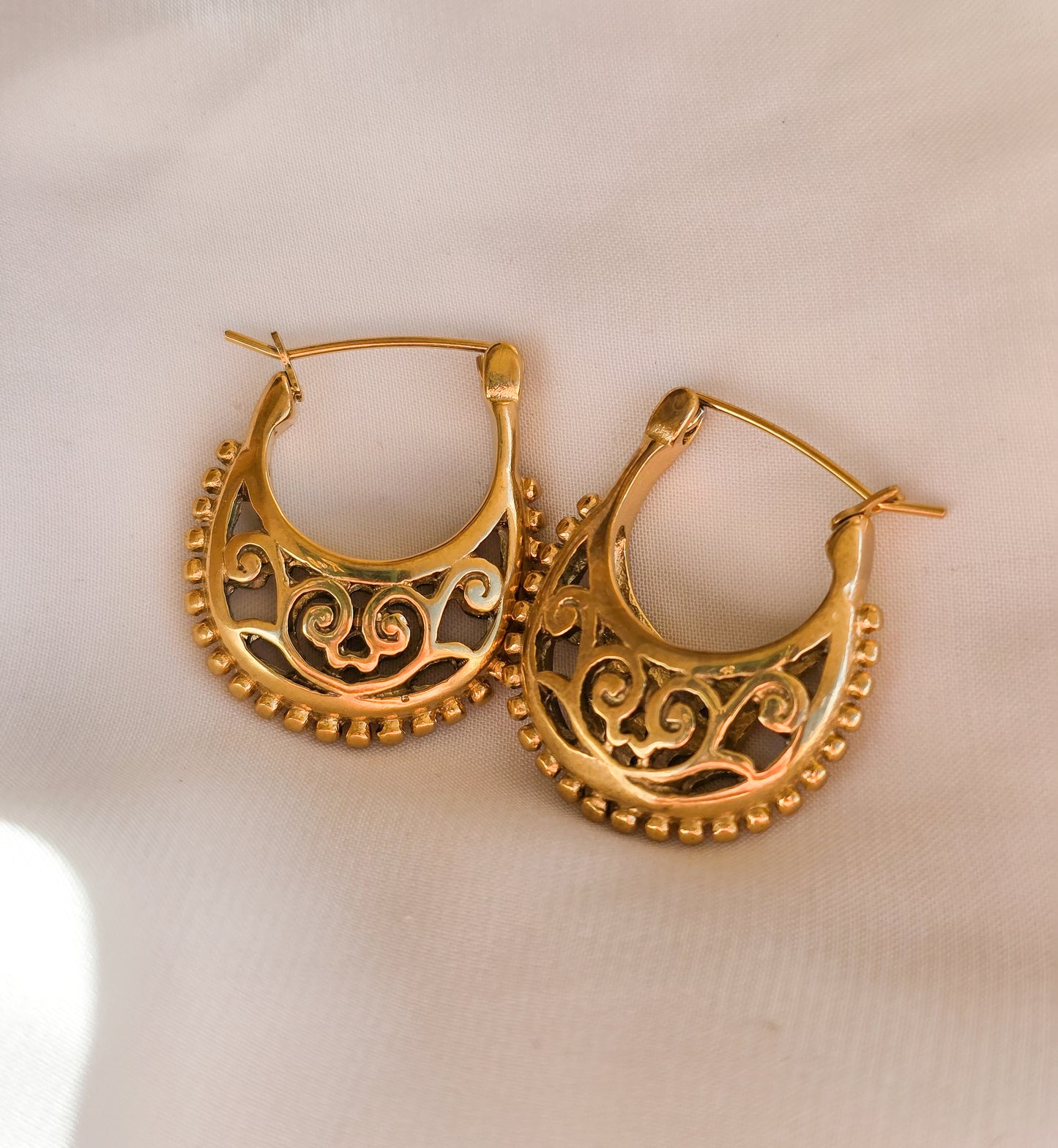 Orecchini Arabesque Hoops