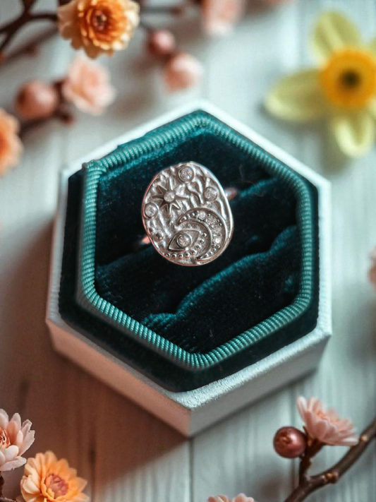 Anello Lvnatica Silver bianco