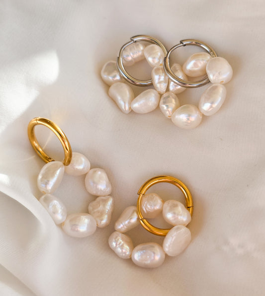Orecchini Pearl Loop