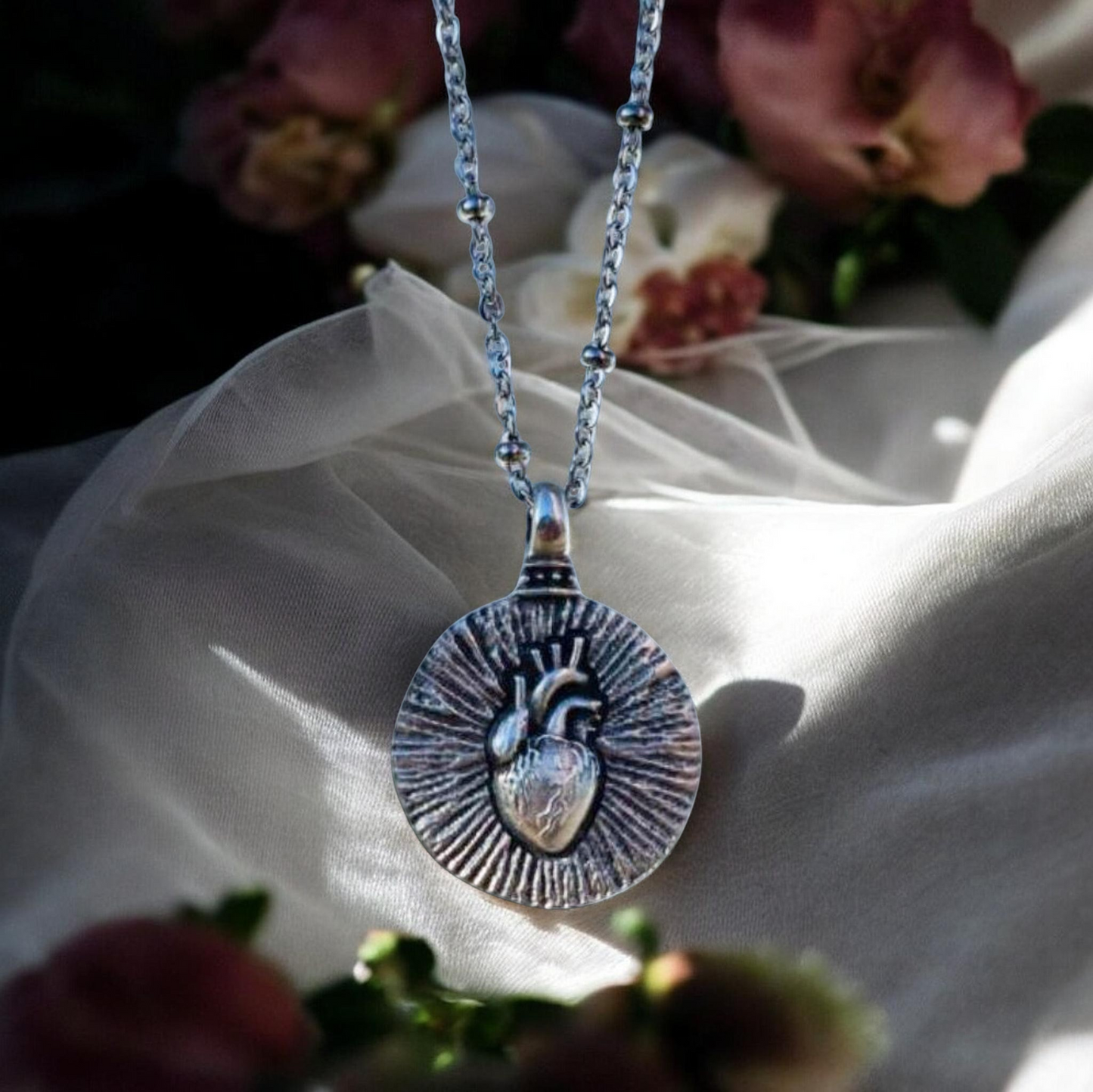 Anatomical Heart Medallion