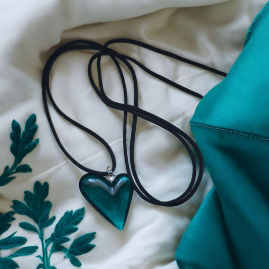 Collana Cvore Verde Smeraldo