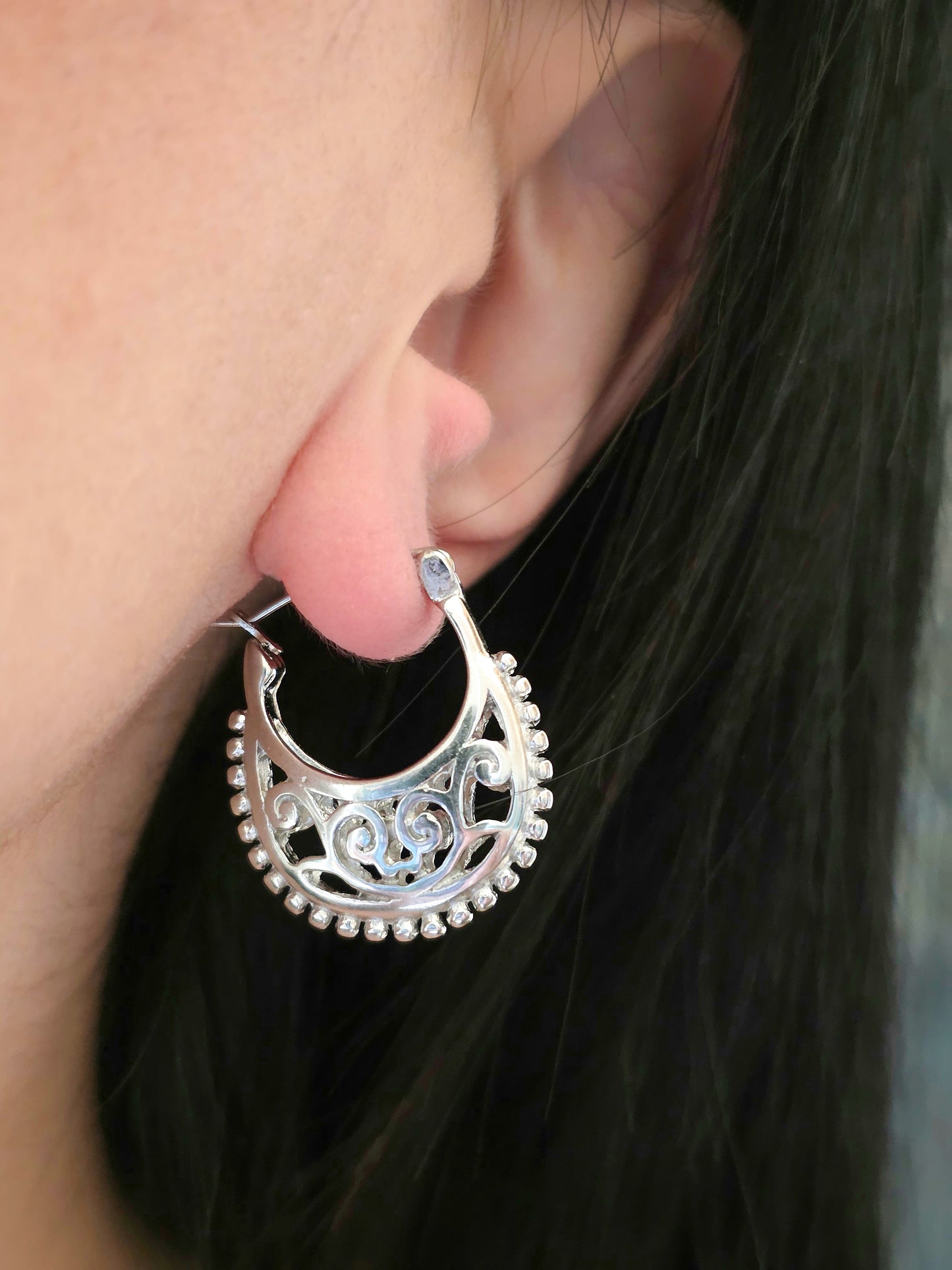 Orecchini Arabesque Hoops